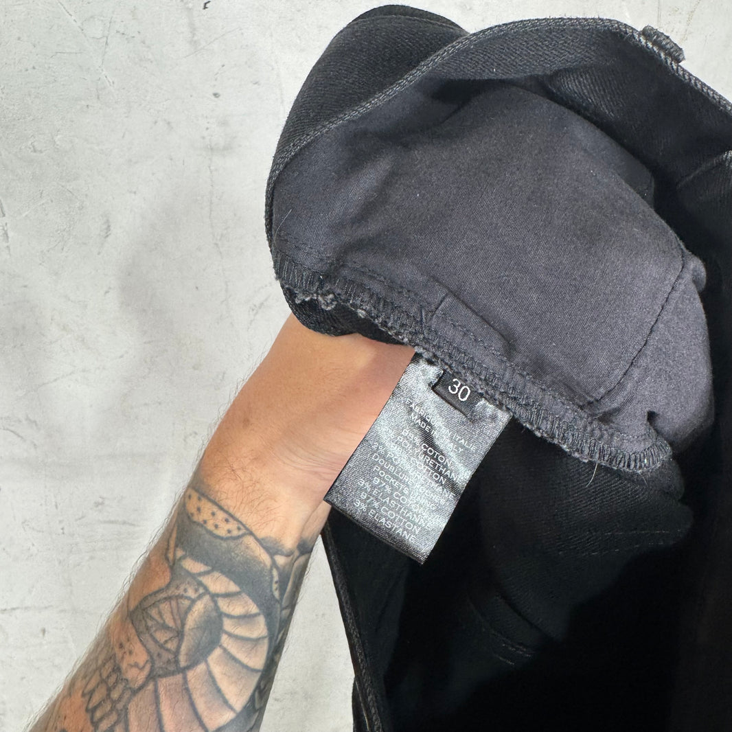 Balmain Black Biker Jeans
