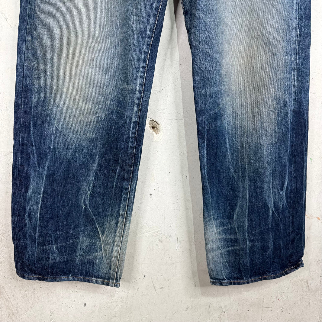 Supreme Faded Blue Selvedge Jeans