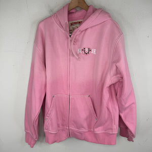 Supreme True Religion Pink Zip Hoodie