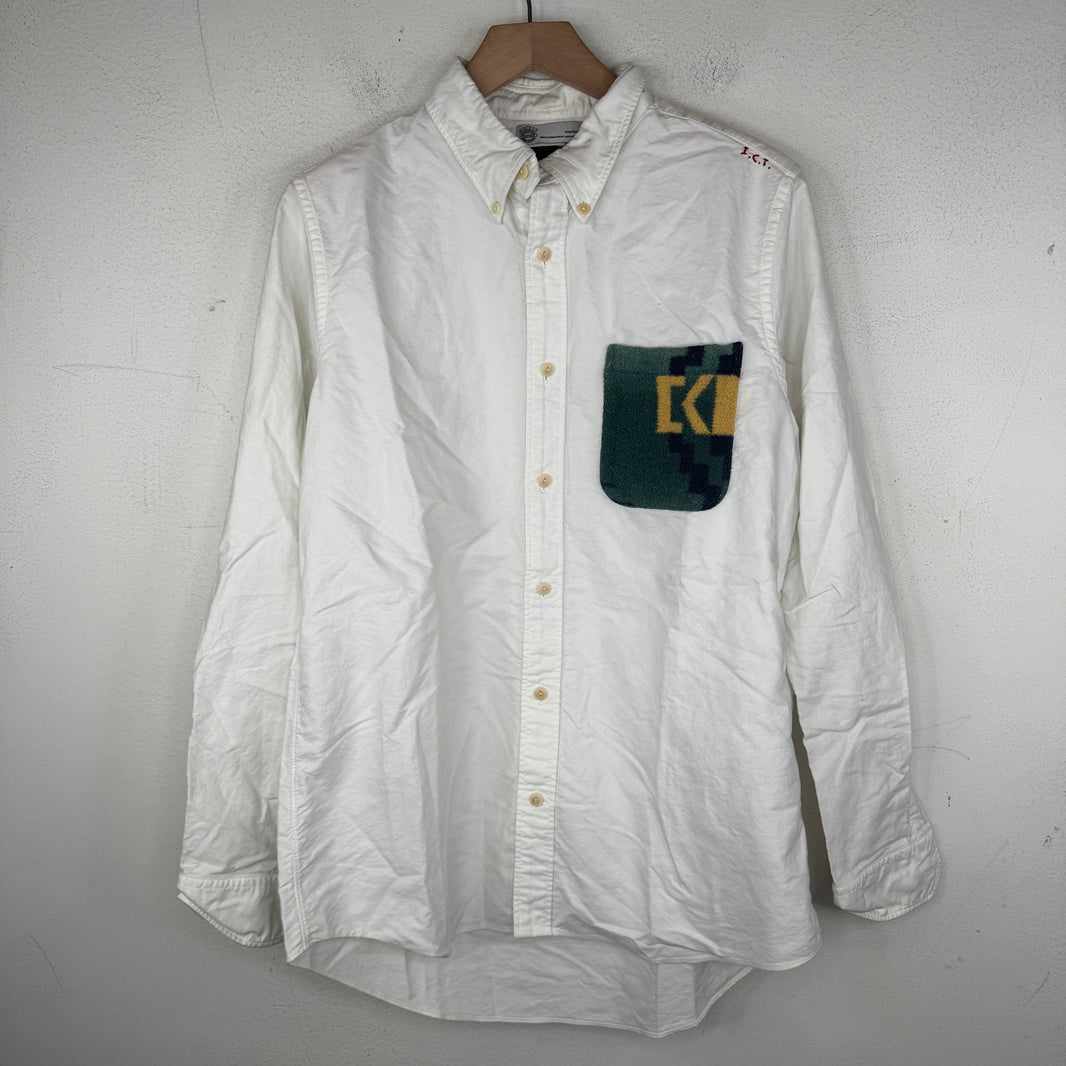 Visvim White Blanket Pocket Button Up Shirt