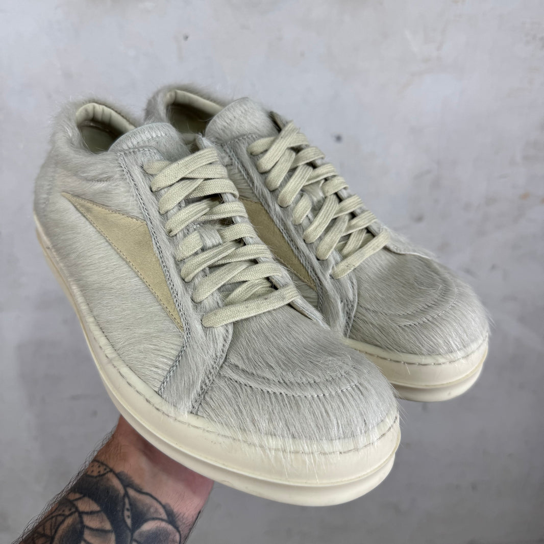 Rick Owens Ponyhair Cream Vans