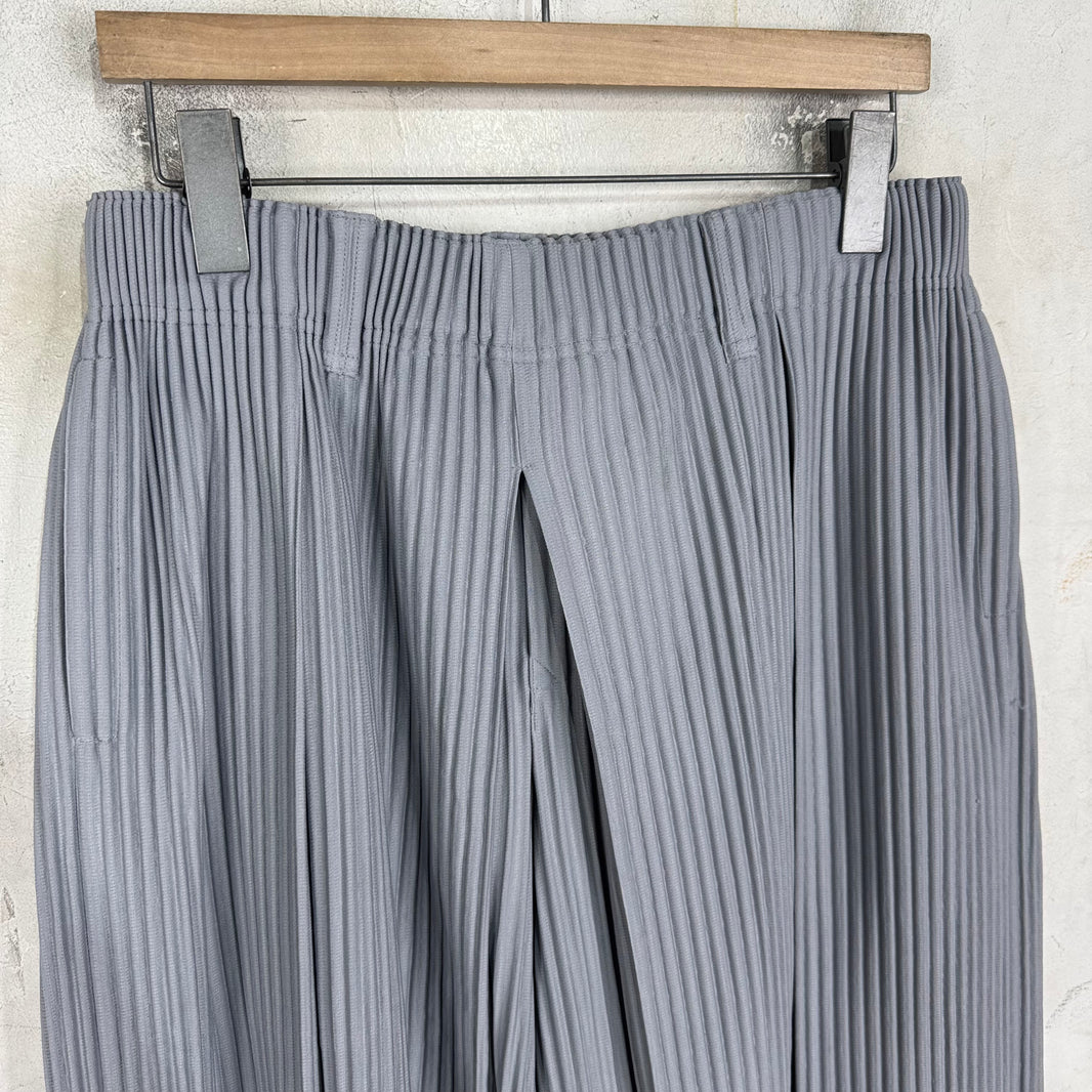 Issey Miyake Grey Skirted Pleates Shorts