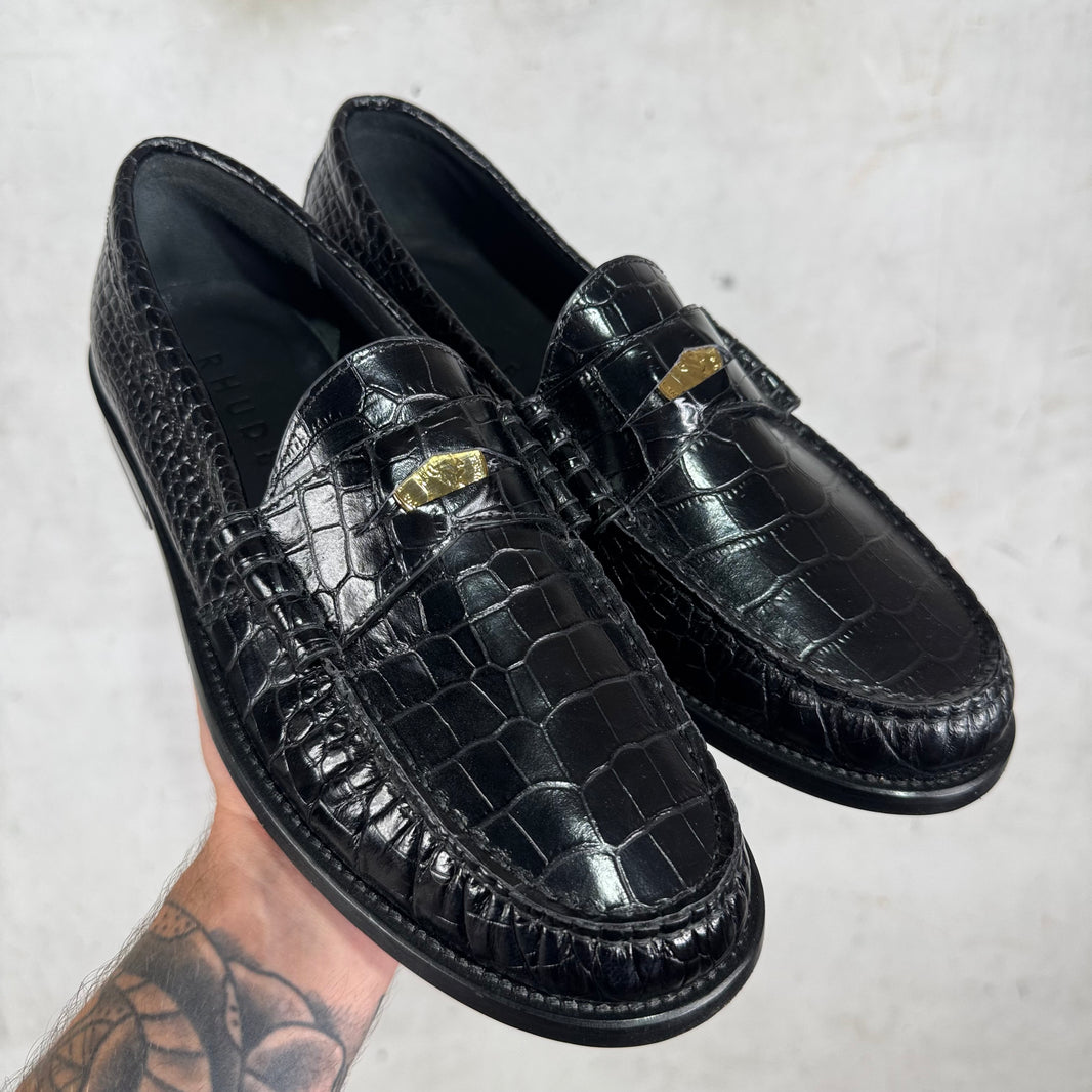 Rhude Croc Penny Loafers