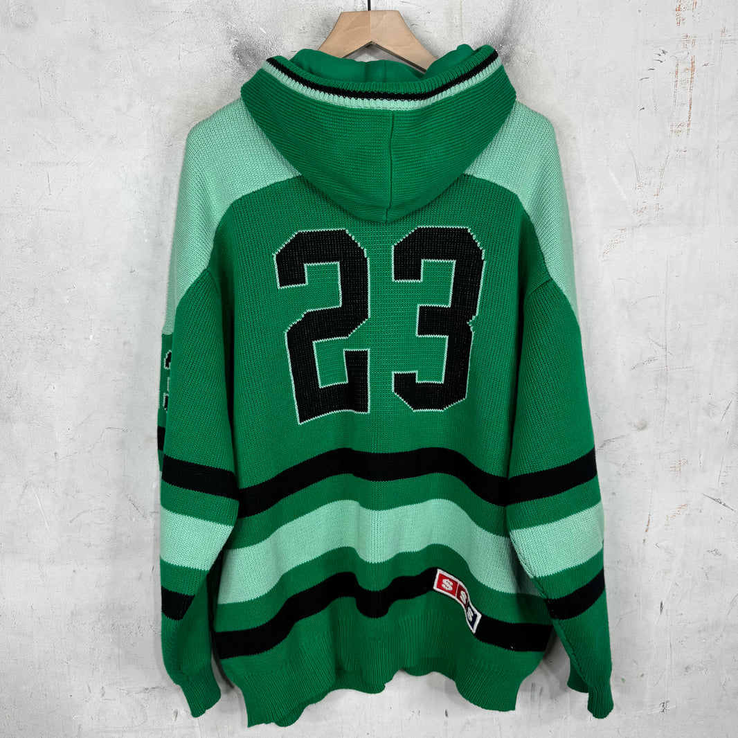 Supreme Green 23 Knit Zip Hoodie