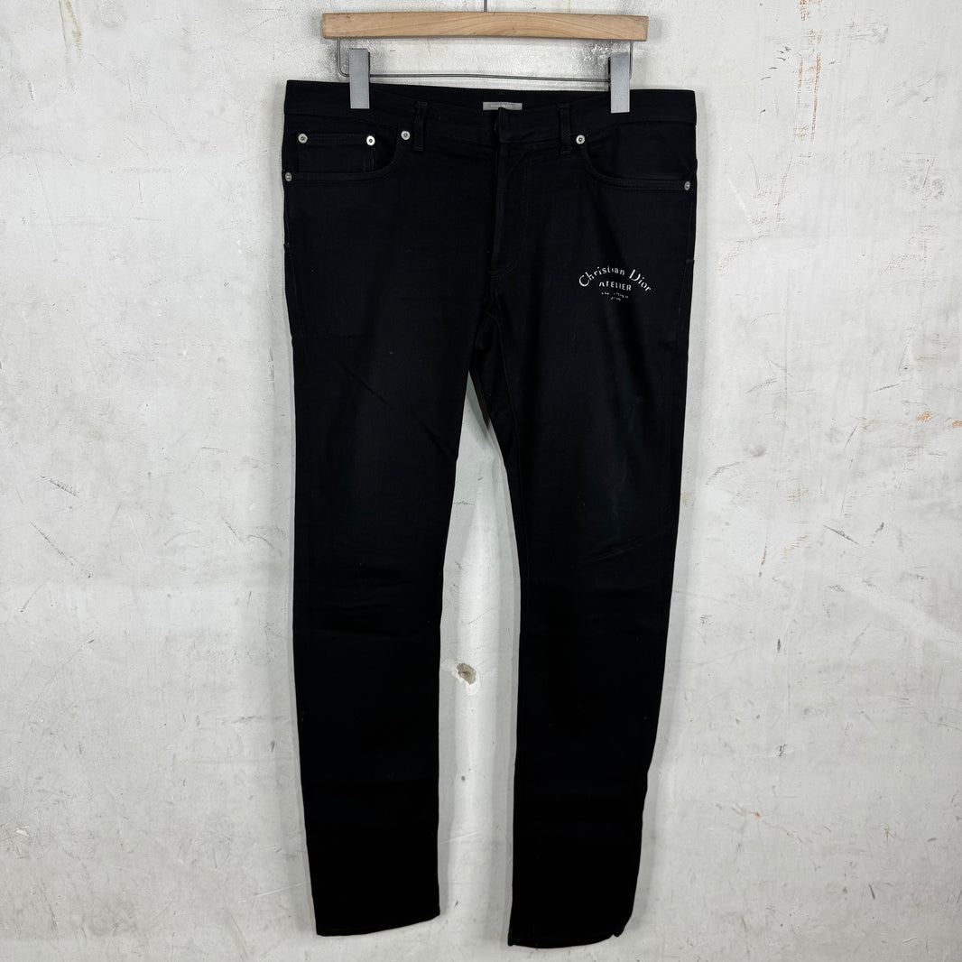 Dior Atelier Black Skinny Jeans