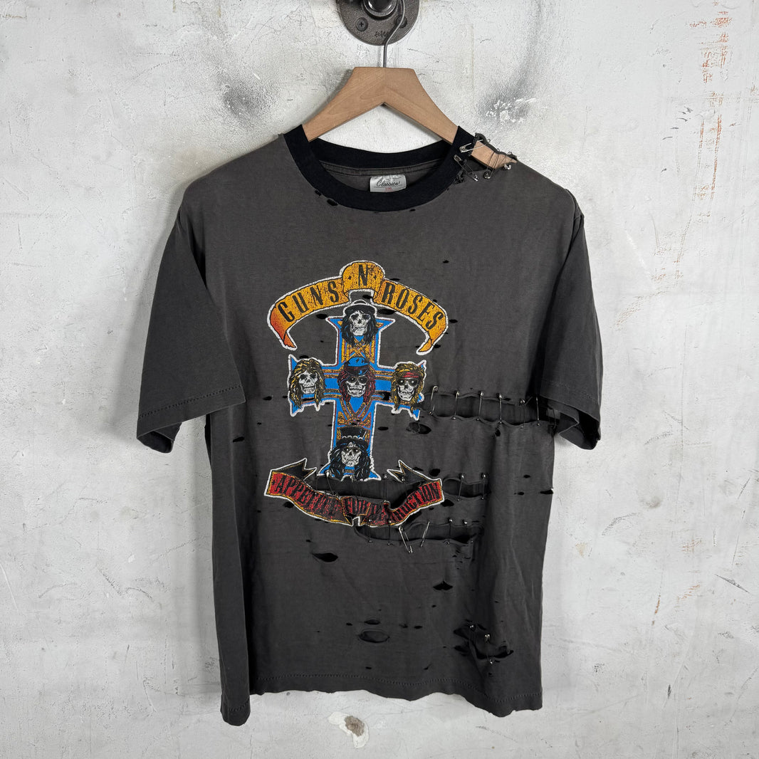 Vintage Smoked Pinned Guns n Roses T-Shirt