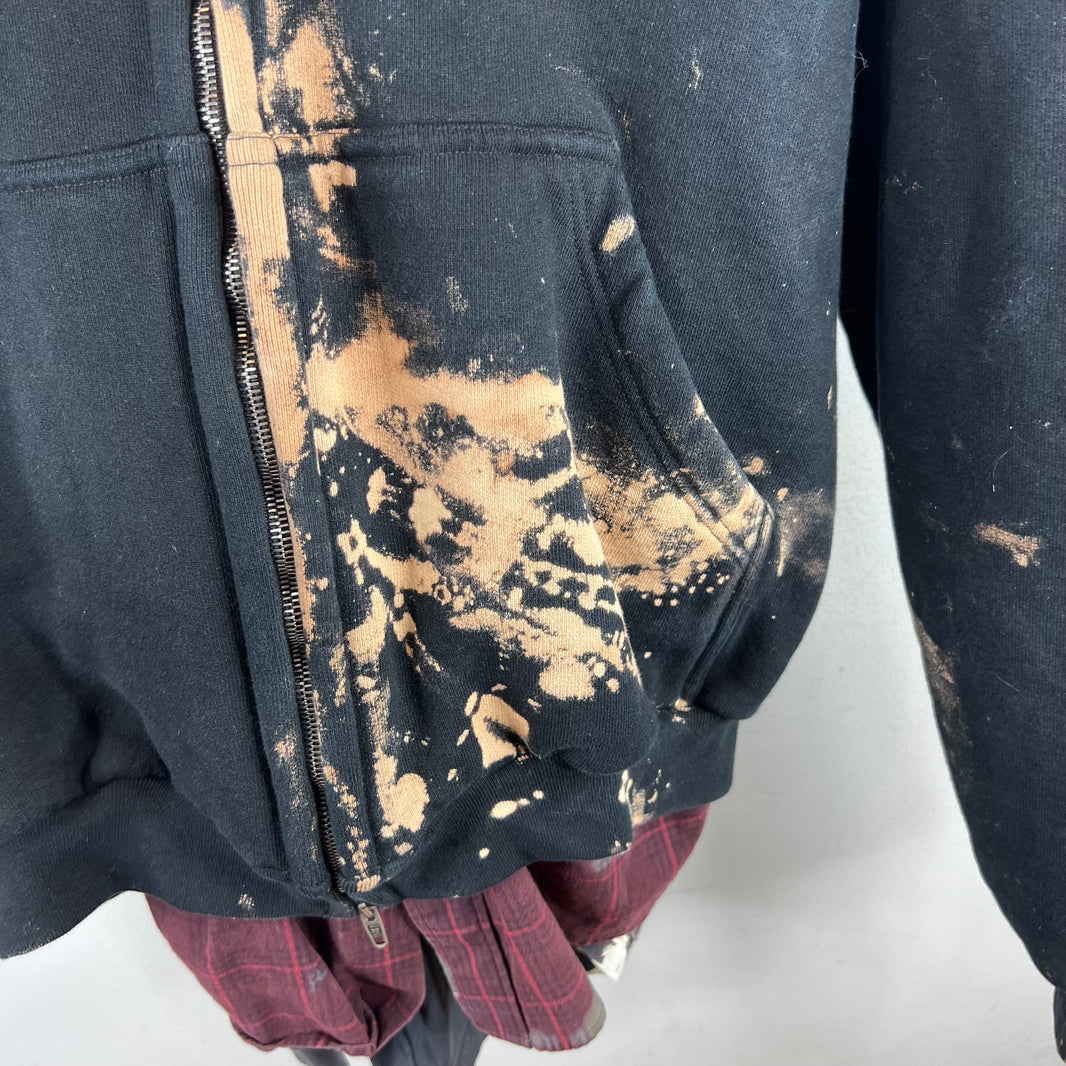 Balenciaga Bleached Unity Sports Icon Layered Hoodie