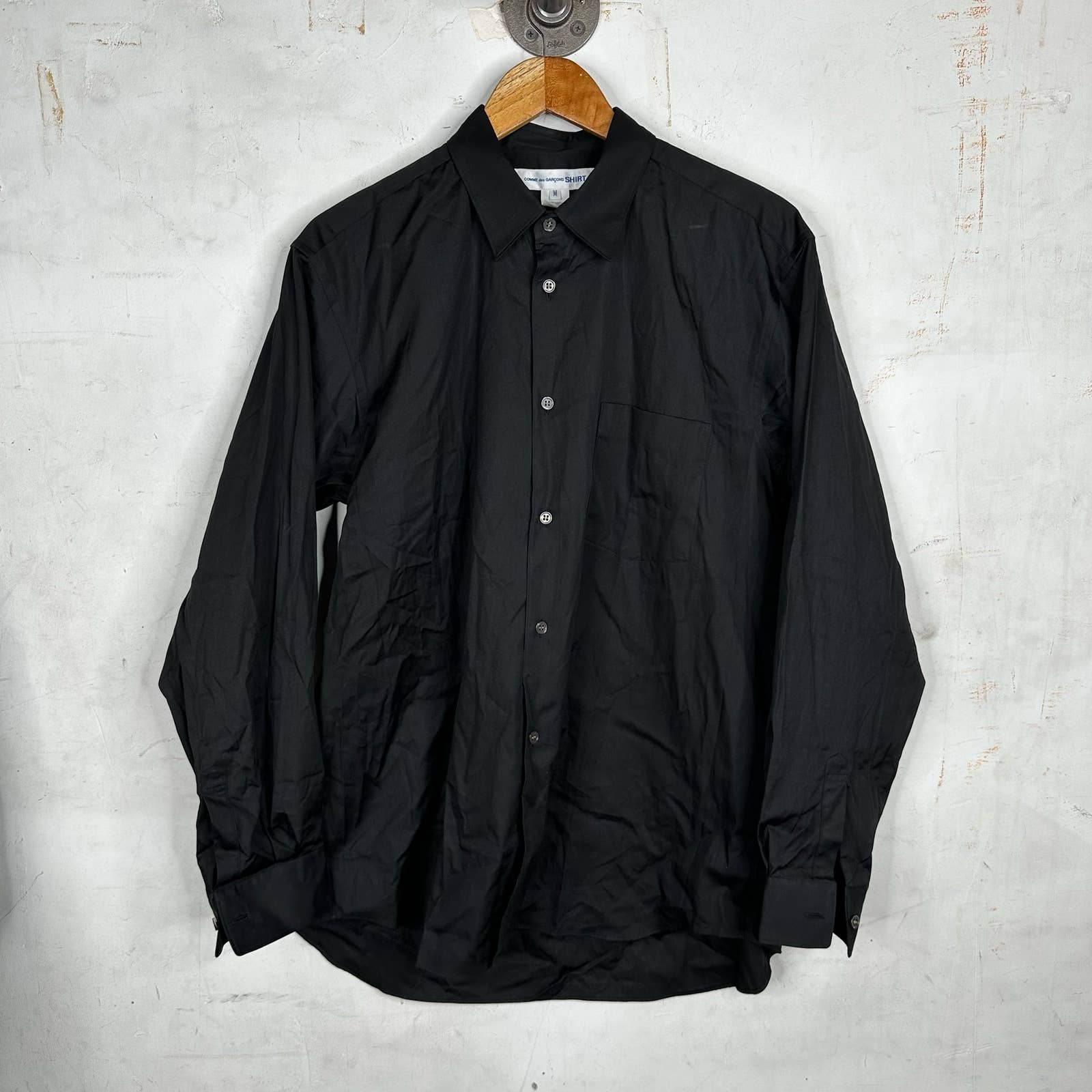 CDG Black Dress Shirt – www.Lukes.store