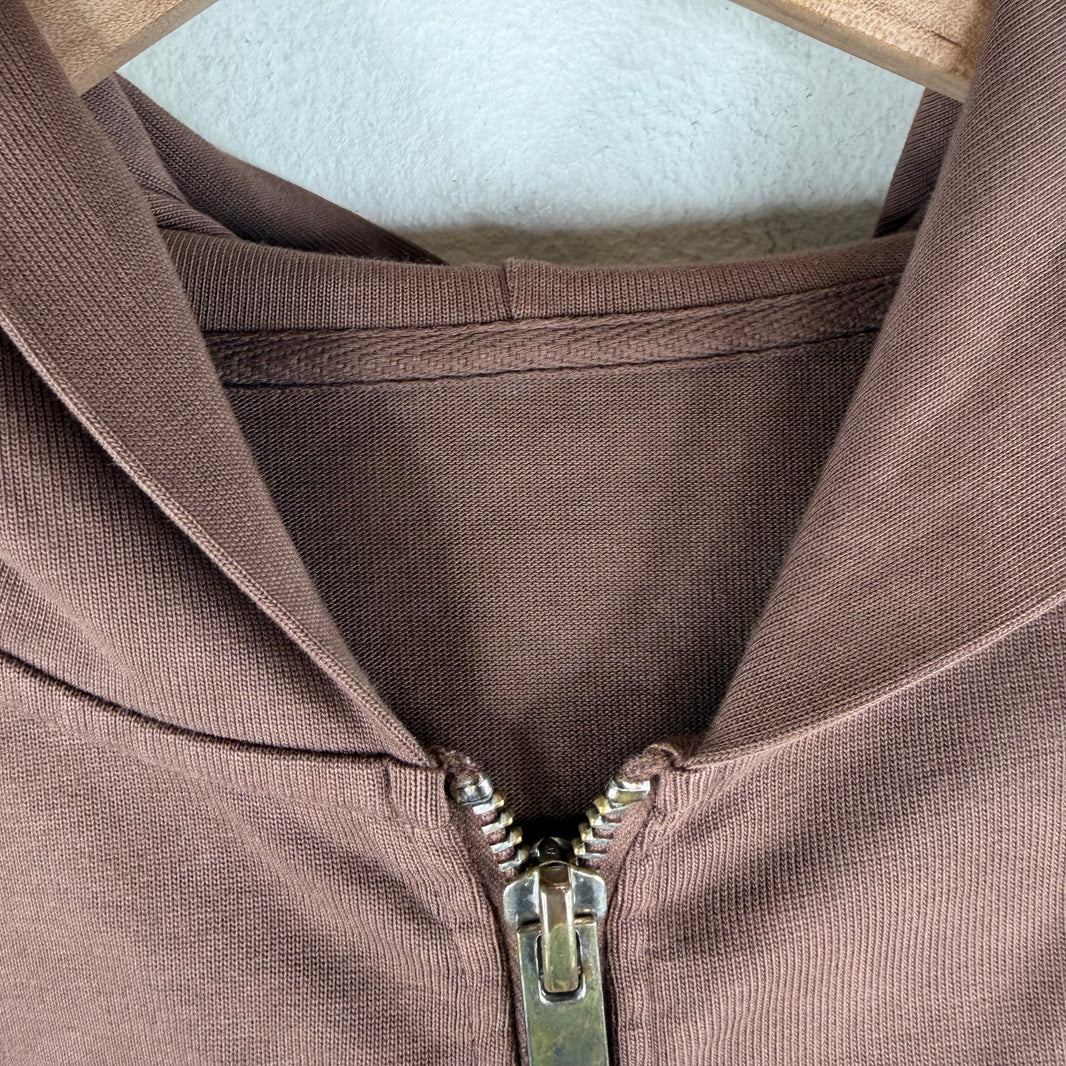 424 Brown Academy Zip-Up Hoodie