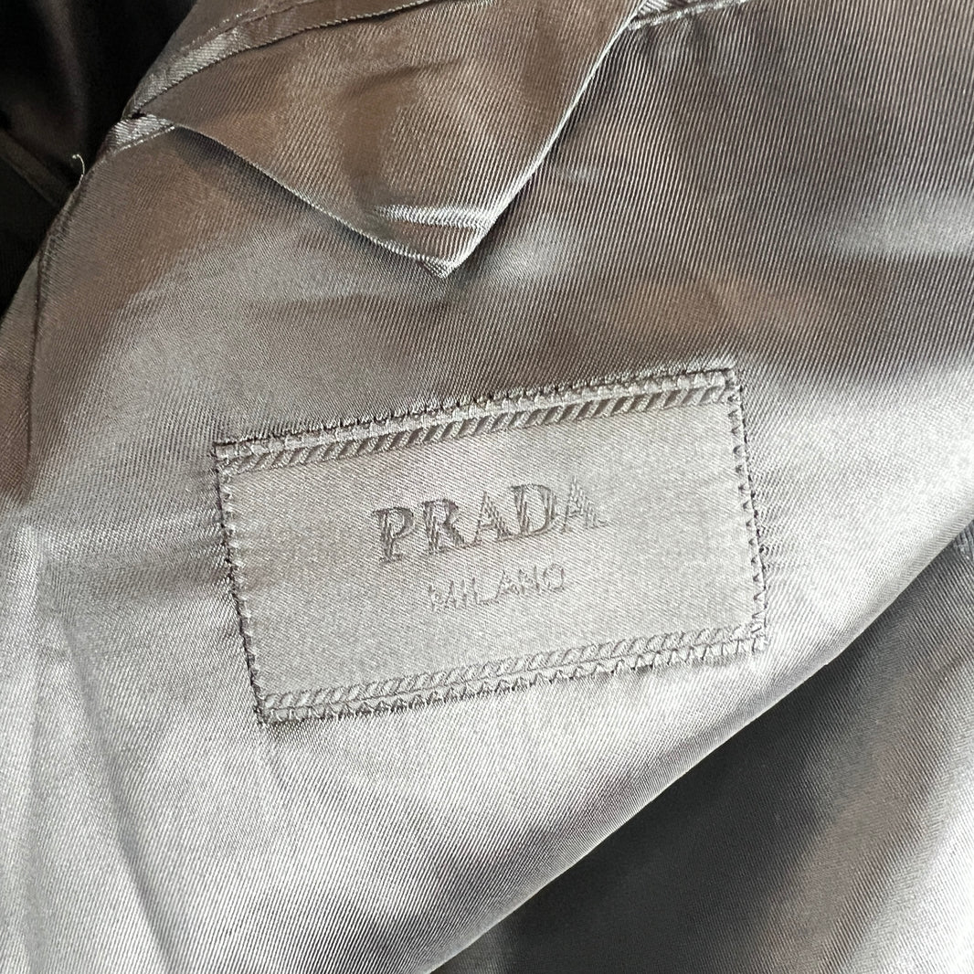 Prada Contrast Stitch Blazer Jacket