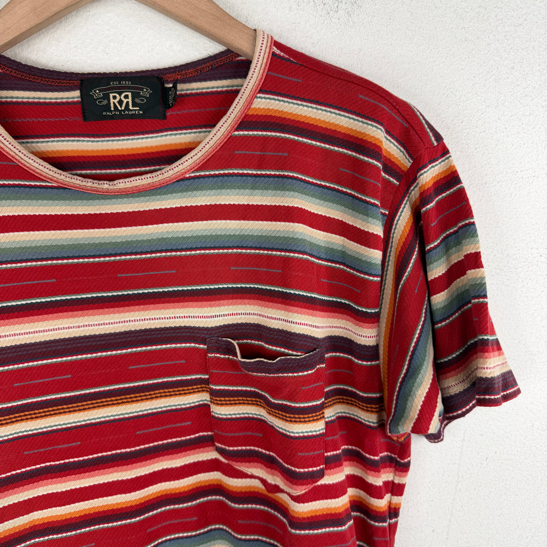 RRL Red Striped Pocket T-Shirt