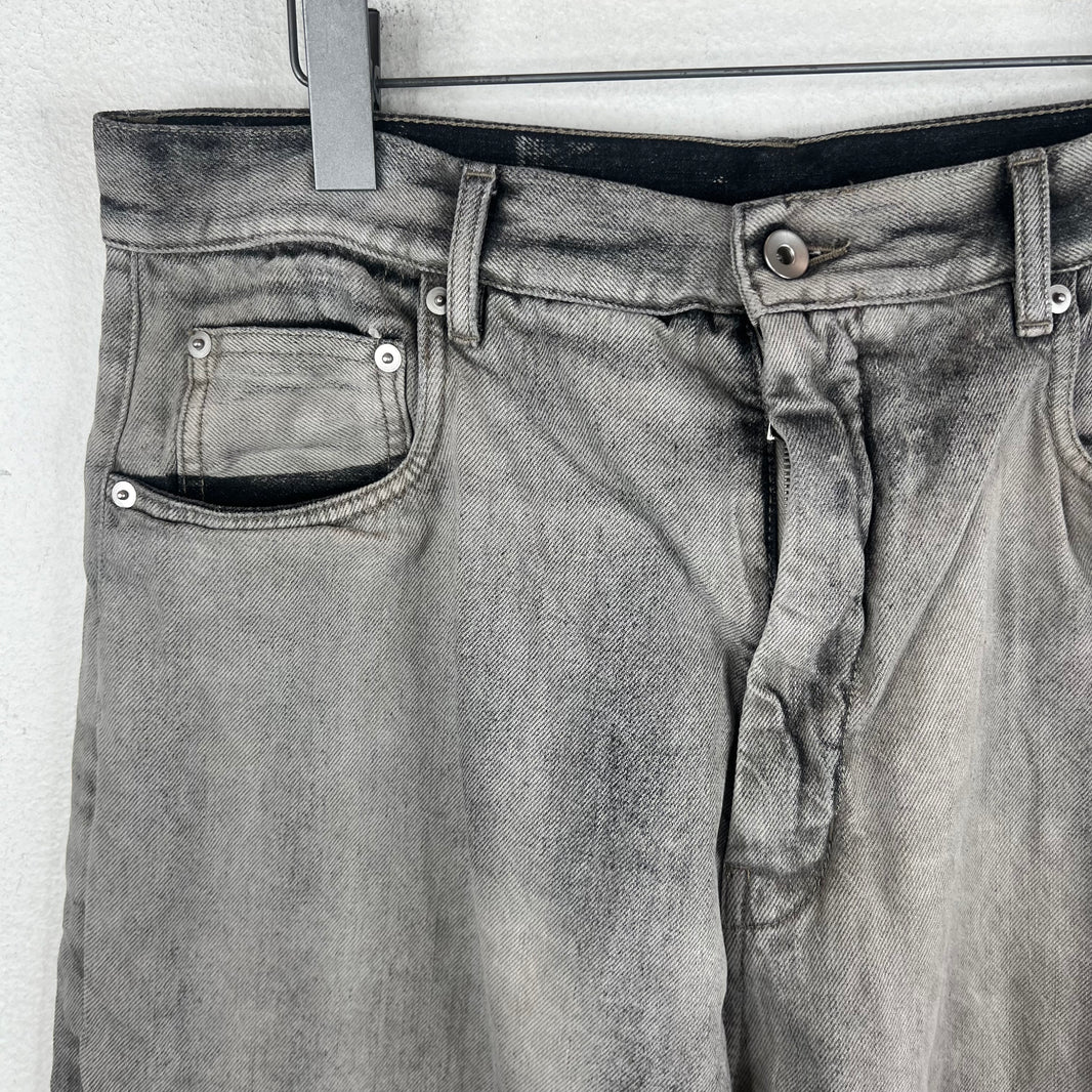 Rick Owens Grey Geth Jeans