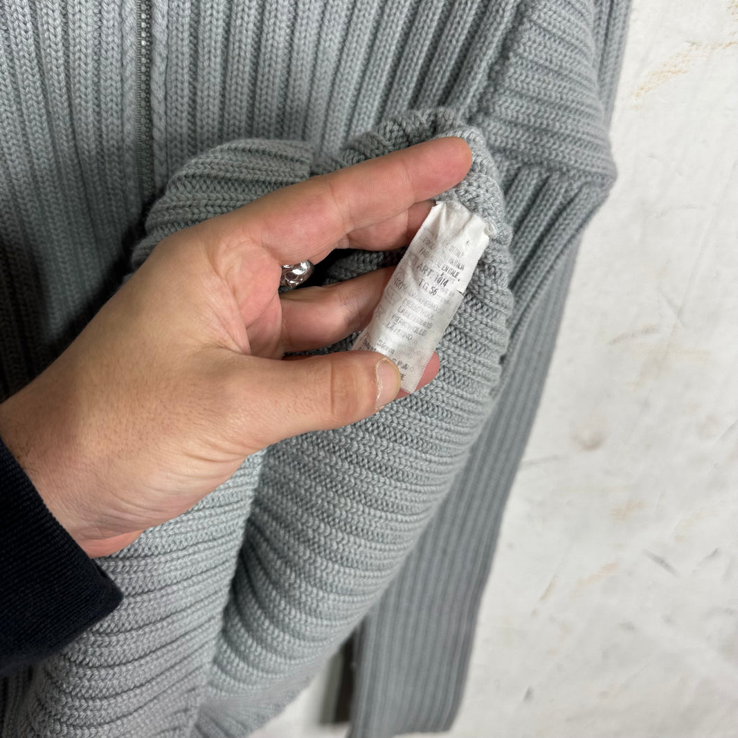 Armani Knitted Half Zip Sweater