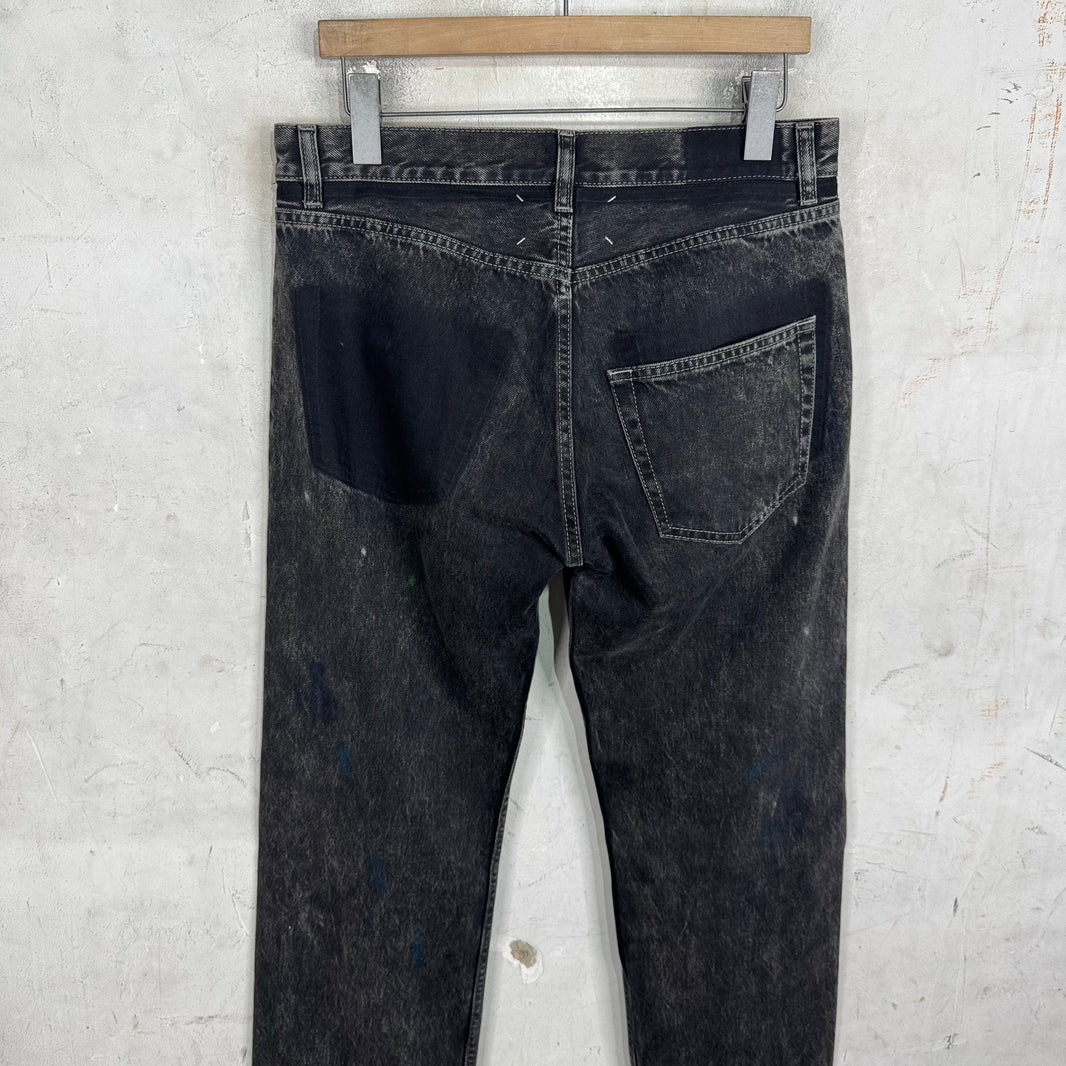 Margiela Charcoal Painter Jeans