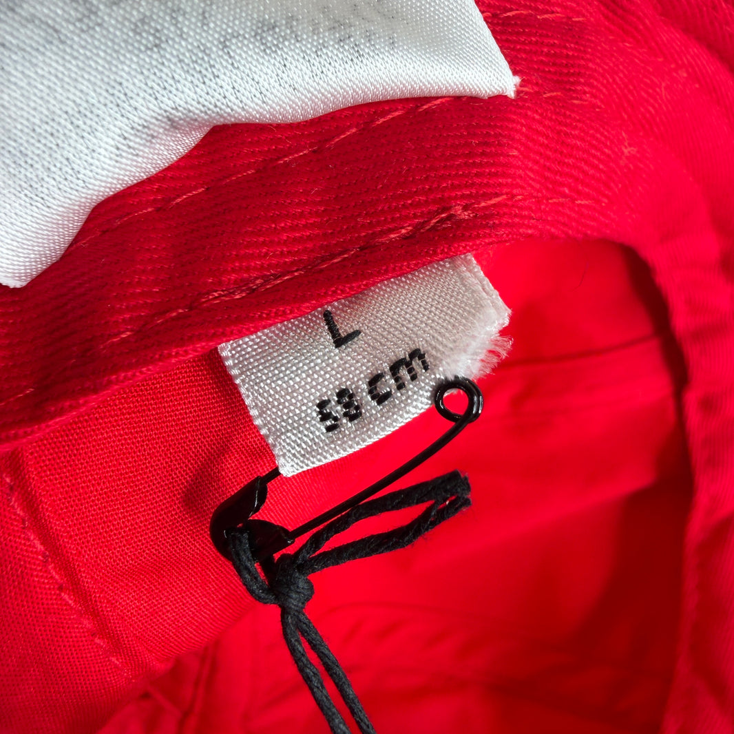 Balenciaga Red Metal Logo Hat