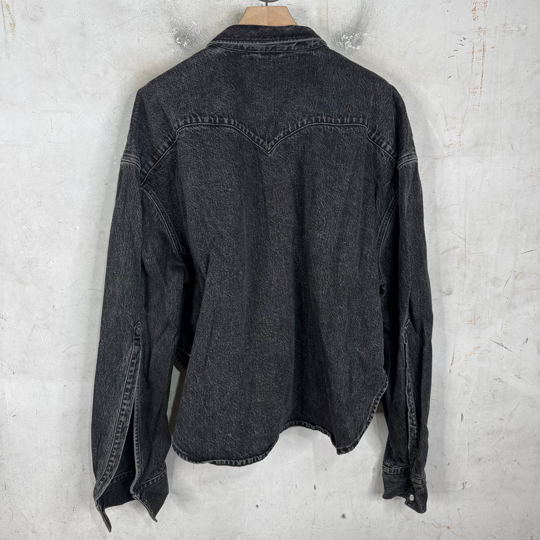 Vetements x Levis Western Snap Denim Overshirt