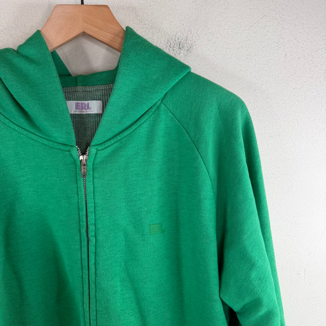 ERL Thermal Zip-Up Hoodie