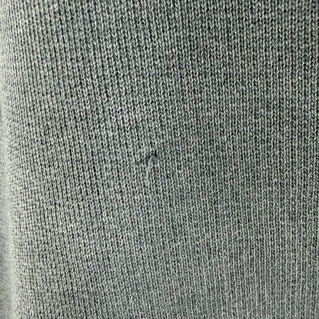 Acne Studios Plain Cropped Charcoal Gray Hoodie