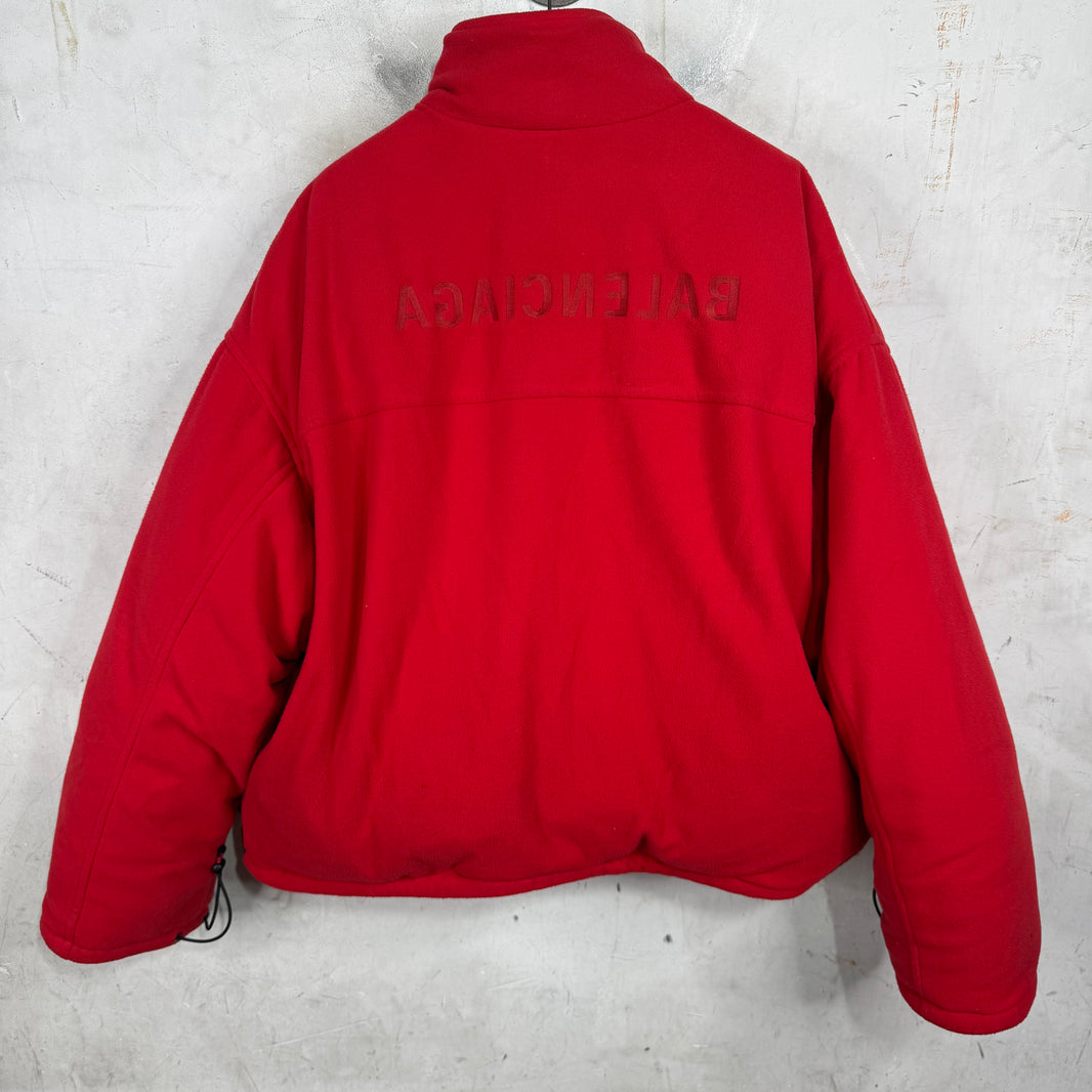 Balenciaga Reversible Puffer Fleece Jacket