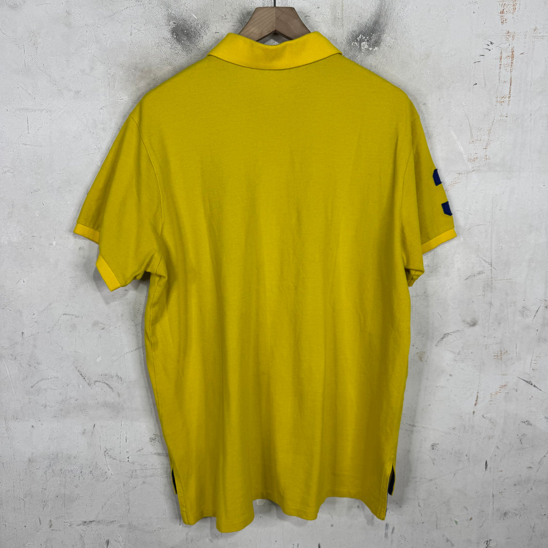 Ralph Lauren Yellow USA Arc Pony Polo