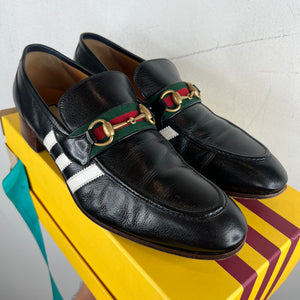 Gucci Adidas Horsebit Loafers