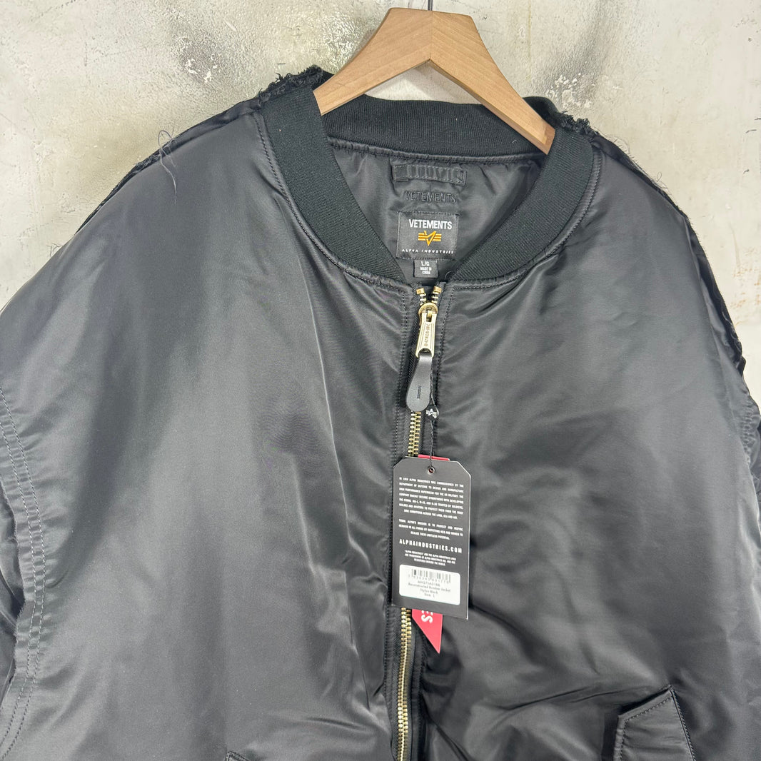 Vetements x Alpha Unreleased Reconstructed Bomber