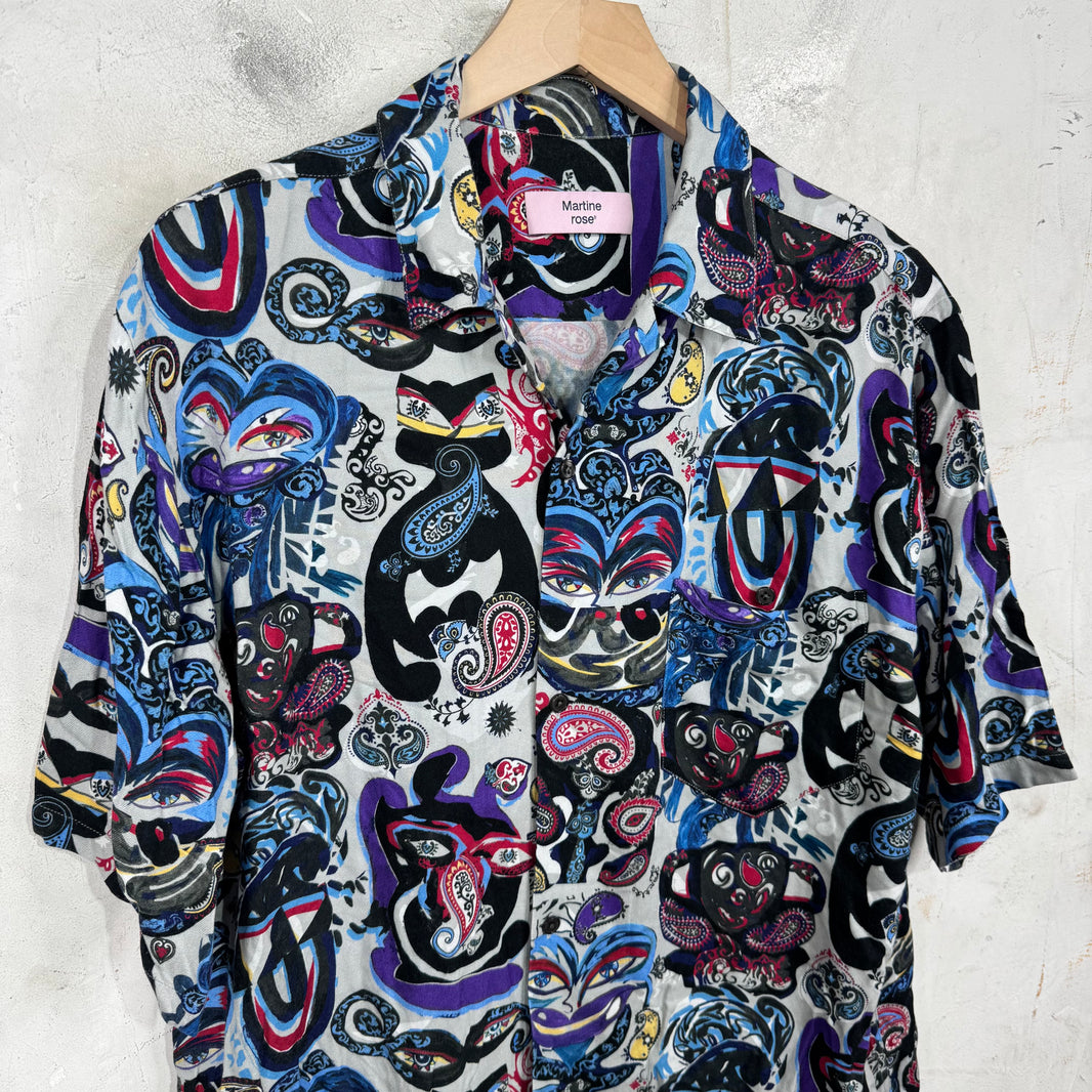 Martine Rose Psychedelic Paisley S/S Shirt