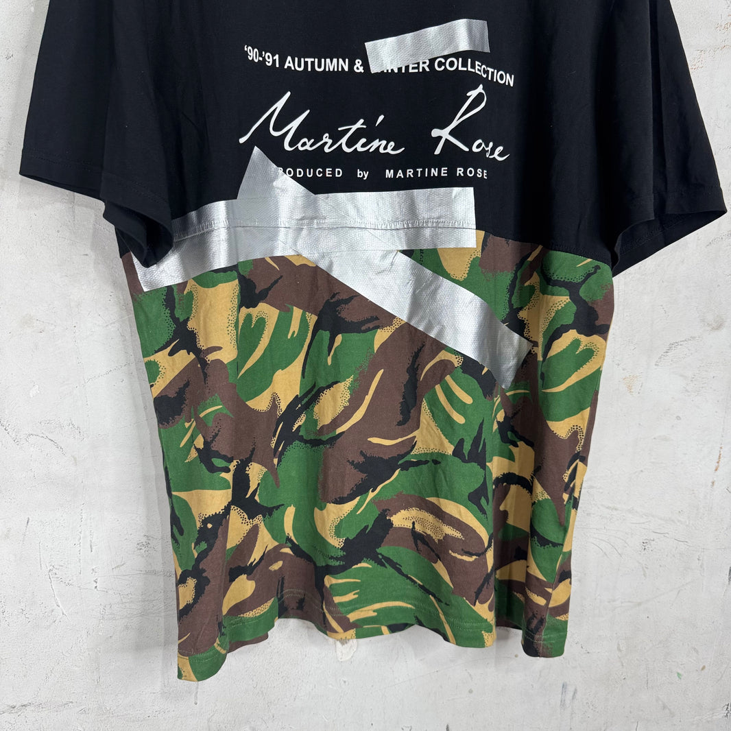 Martine Rose Tape AW Logo Hybrid T-Shirt