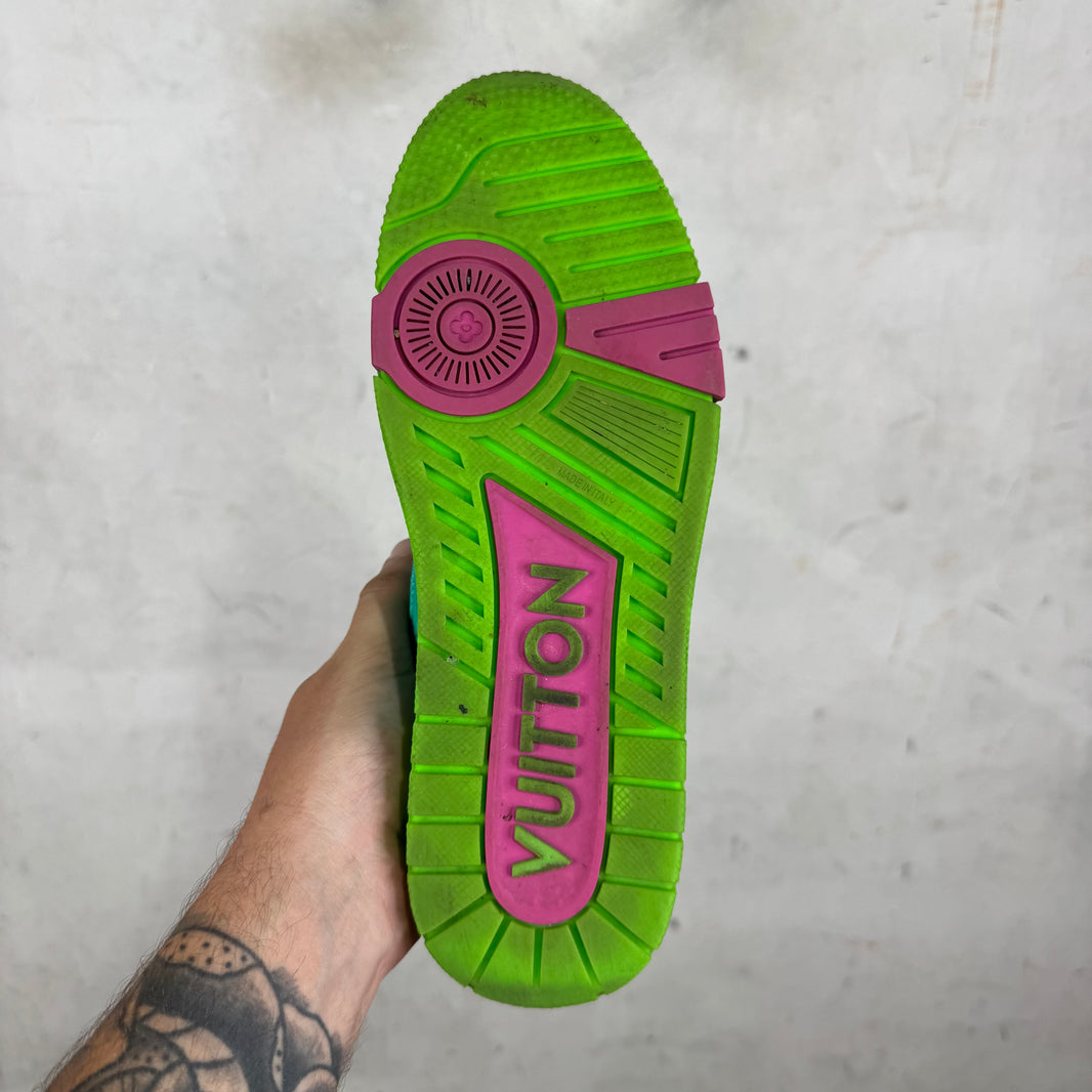 Louis Vuitton Gradient Green Trainers