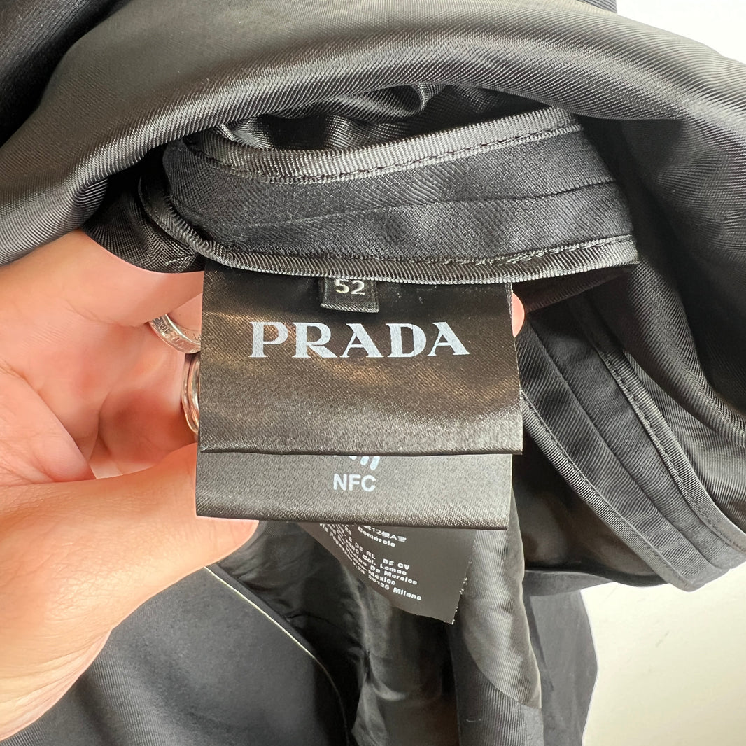 Prada Contrast Stitch Blazer Jacket
