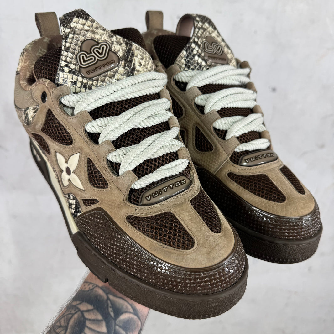 Louis Vuitton Snakeskin Skate Trainers