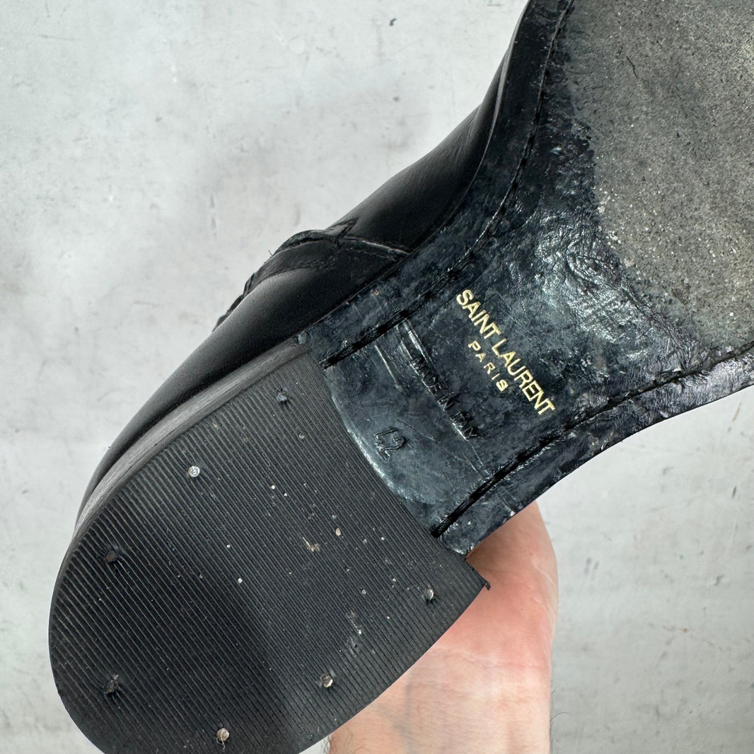Saint Laurent Studded Side Zip Boots