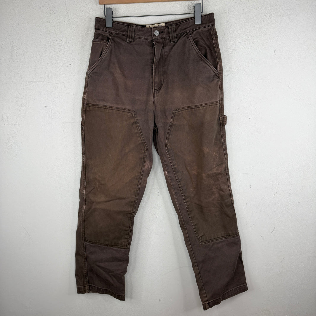 Stussy Brown Double Knee Carpenter Pants