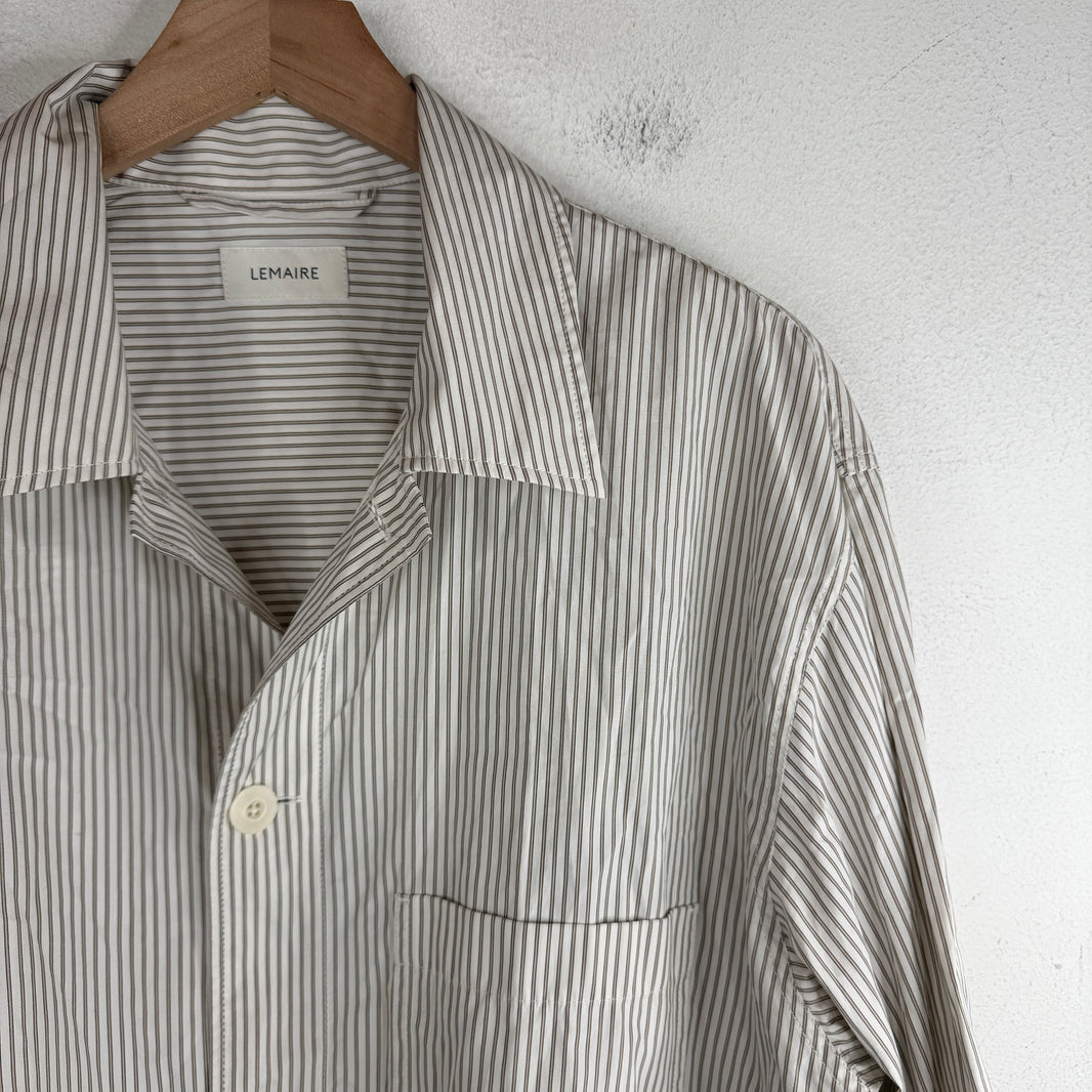 Lemaire Striped Button Up LS Shirt