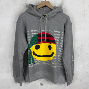 CPFM x Denim Tears Grey Smiley Hoodie