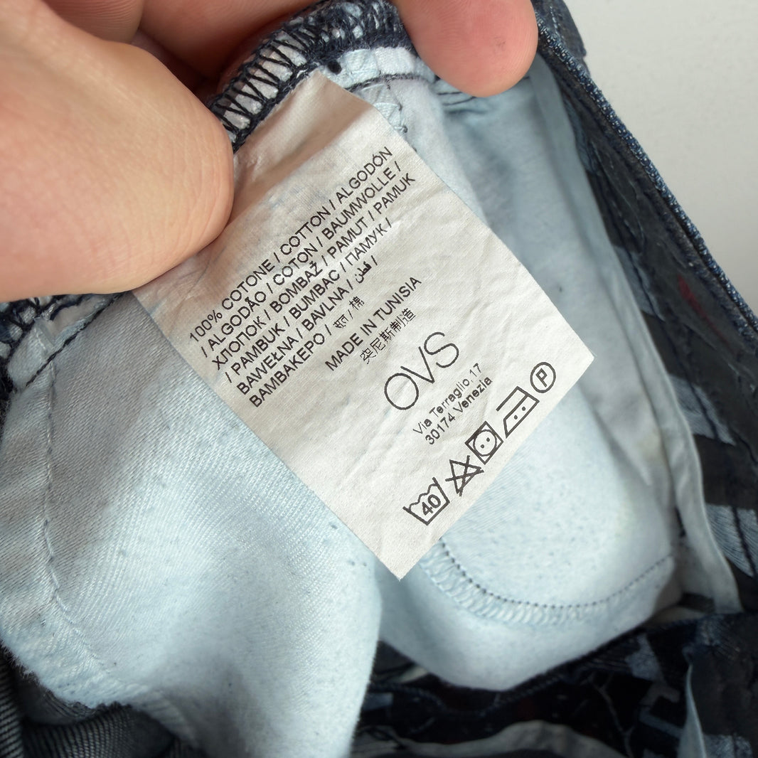 JPG For OVS All Over Print Denim Jeans