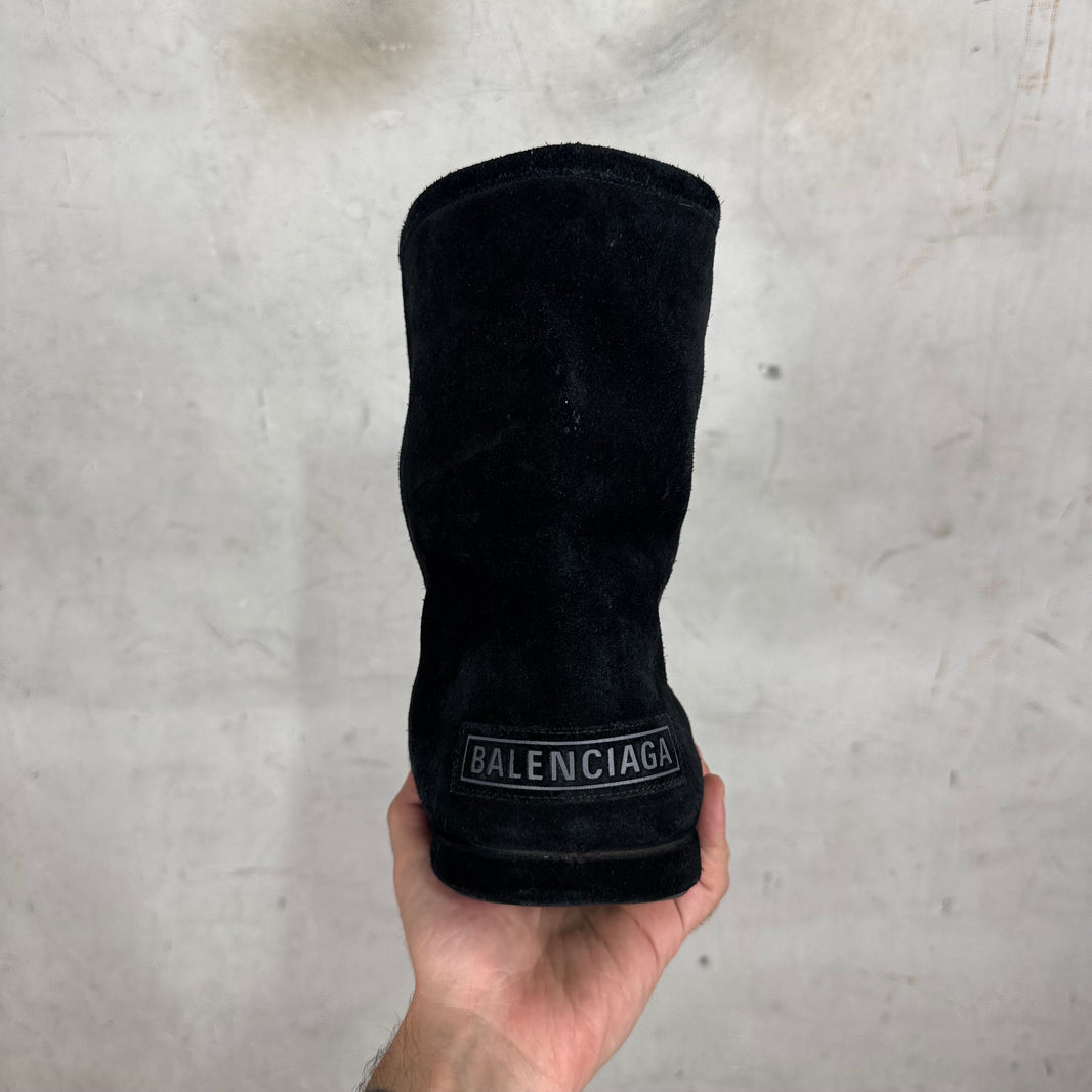 Balenciaga Black Soft Alaska Bootie