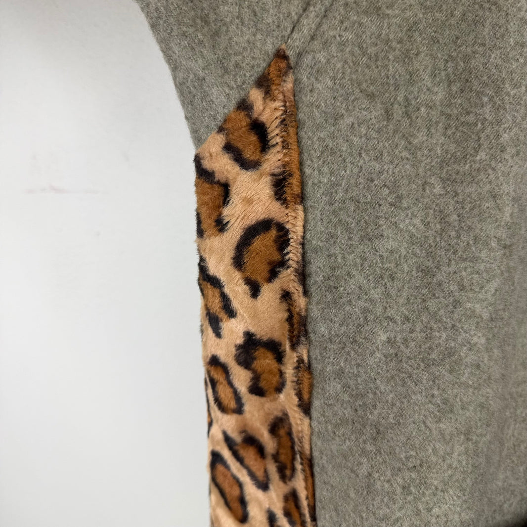 CDG Junya Watanabe Cheetah Studded Cardigan