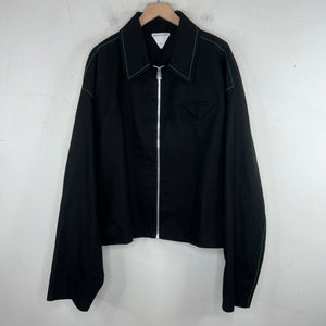 Bottega Veneta Black Contrast Stitch Jacket