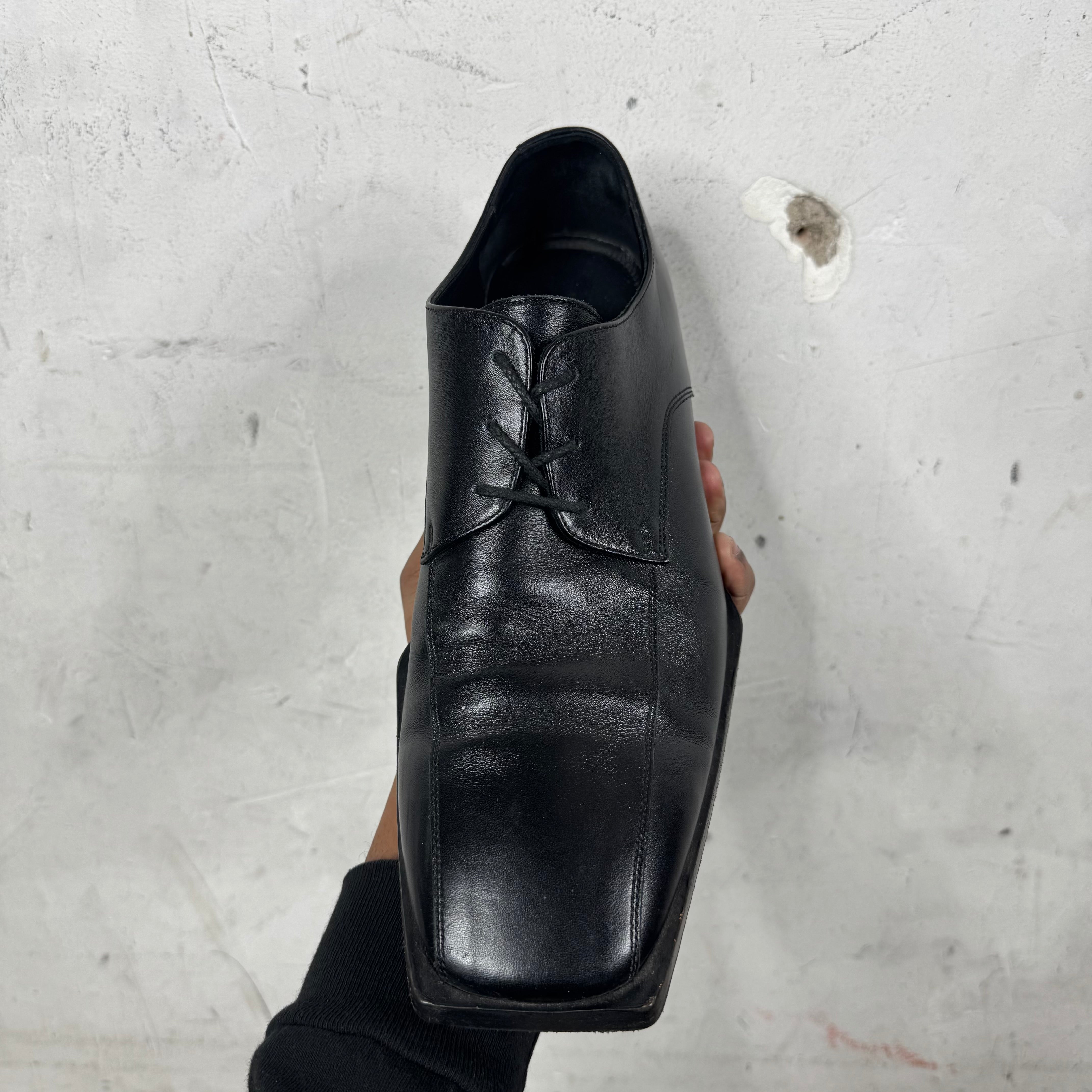 BALENCIAGA 2019 aw スクエアトゥ　レザーシューズ BALENCIAGA 2019 aw スクエアトゥレザーシューズ