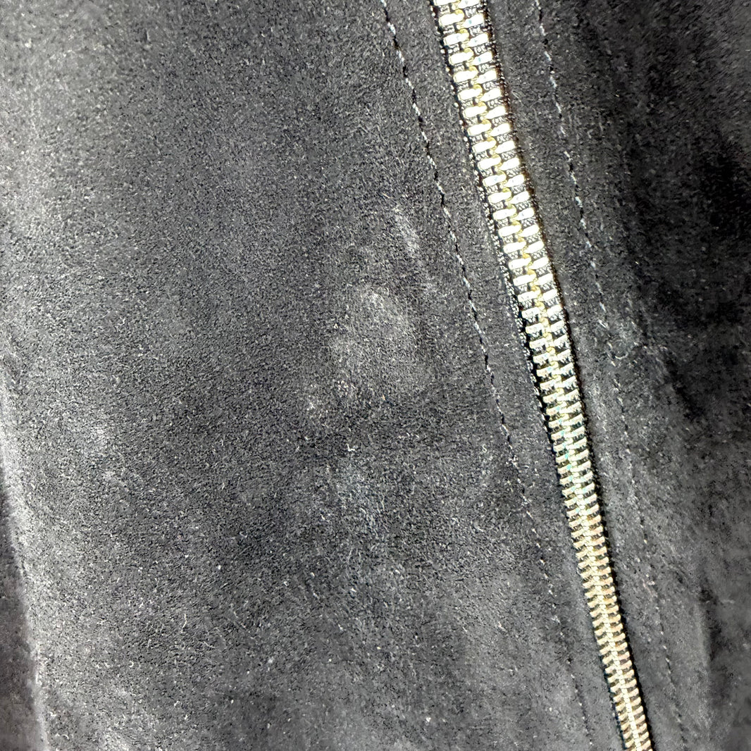 Our Legacy Leather Suede Zip Shirt