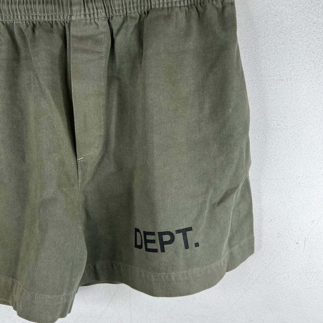 Gallery Dept Olive Logo Shorts