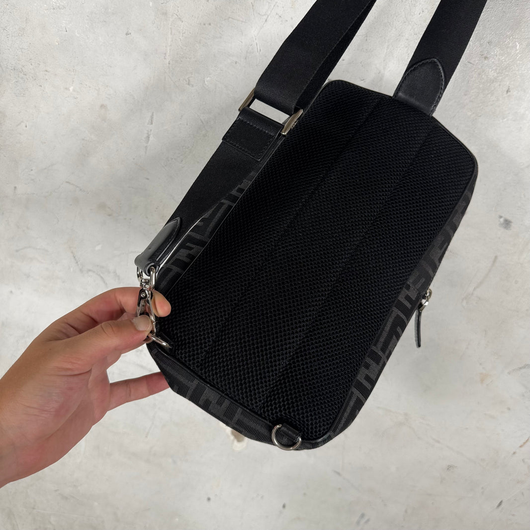 Fendi Canvas Zucca Sling Bag