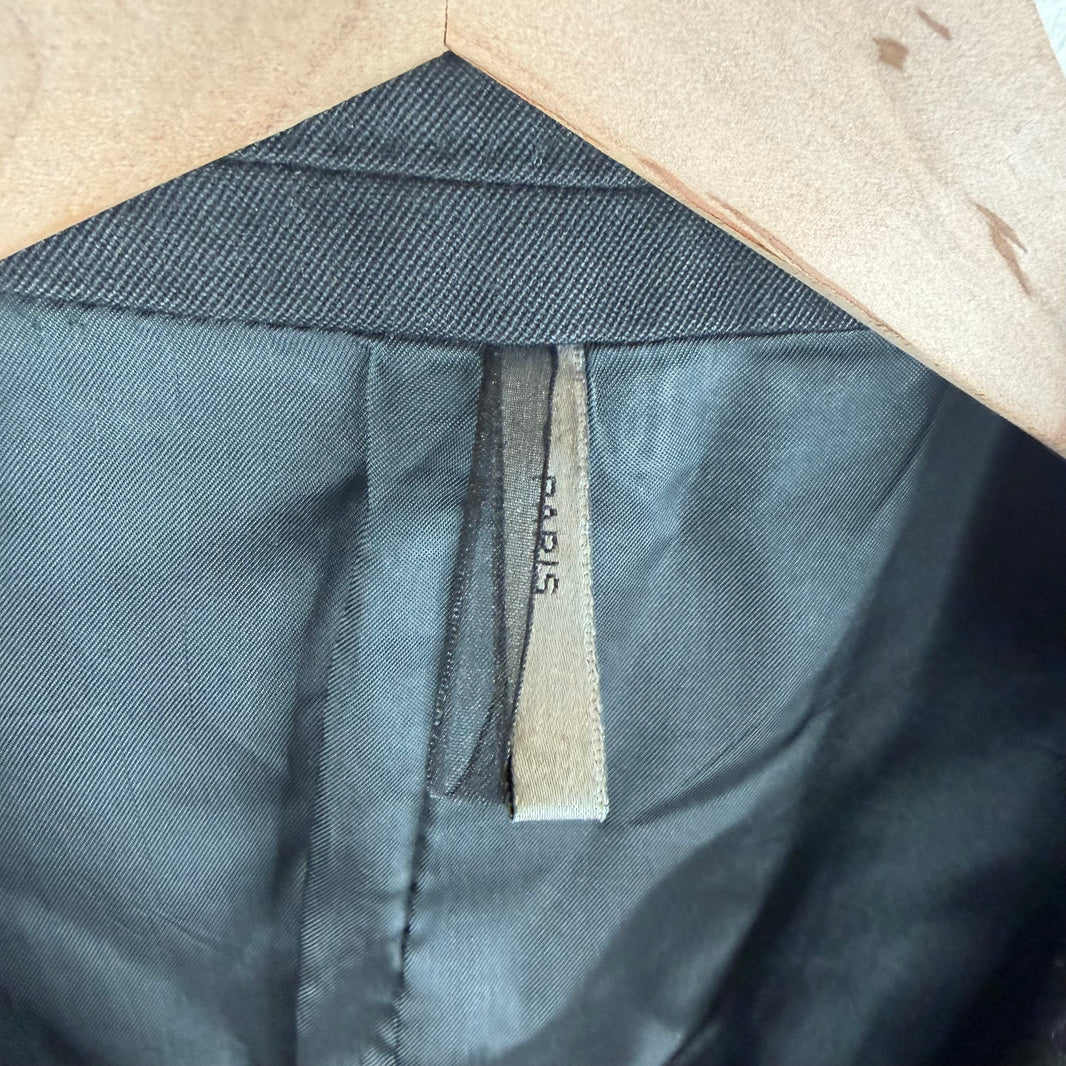 Dior Pony Hair Collar Wool Blazer Jacket