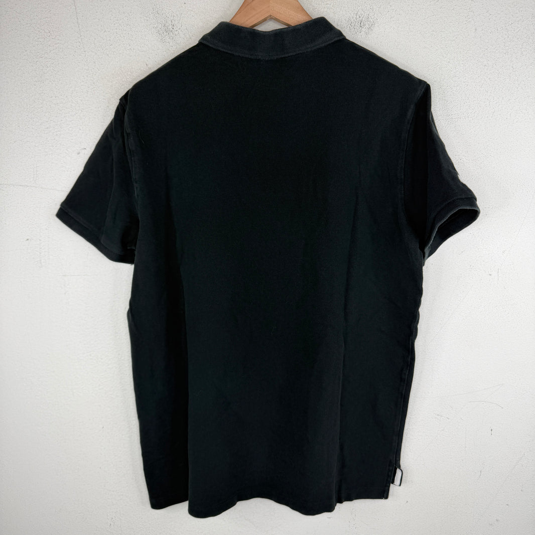 Polo Ralph Lauren Black 3 Horse Embroidered 3 Polo T-Shirt