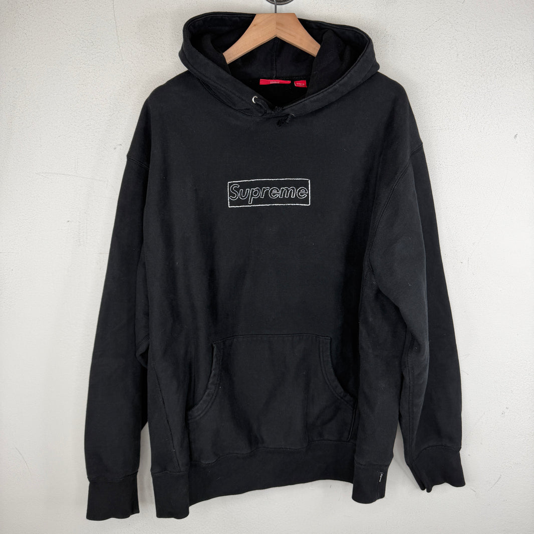 Supreme Kaws Chalk Box Logo Hoodie