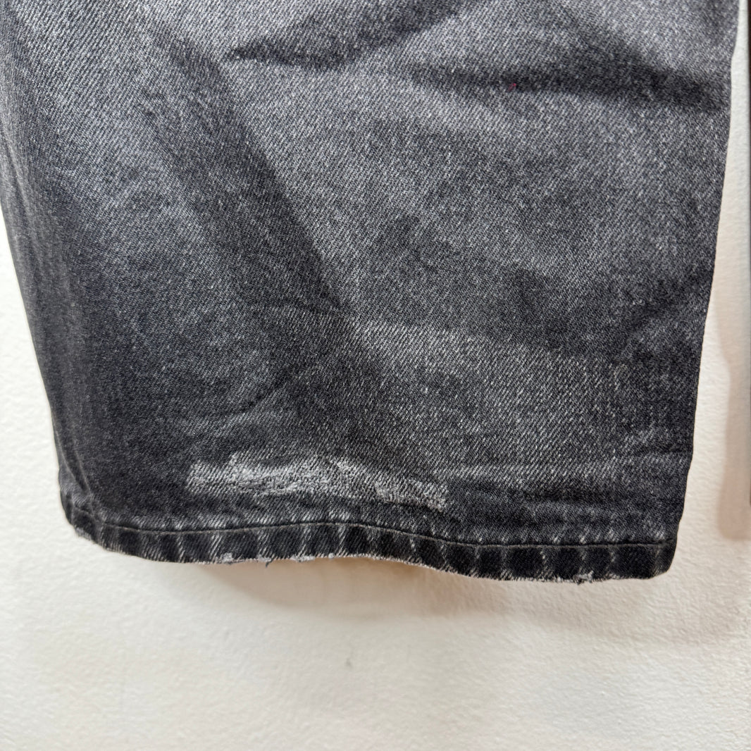 Balenciaga Black Waxed Jeans