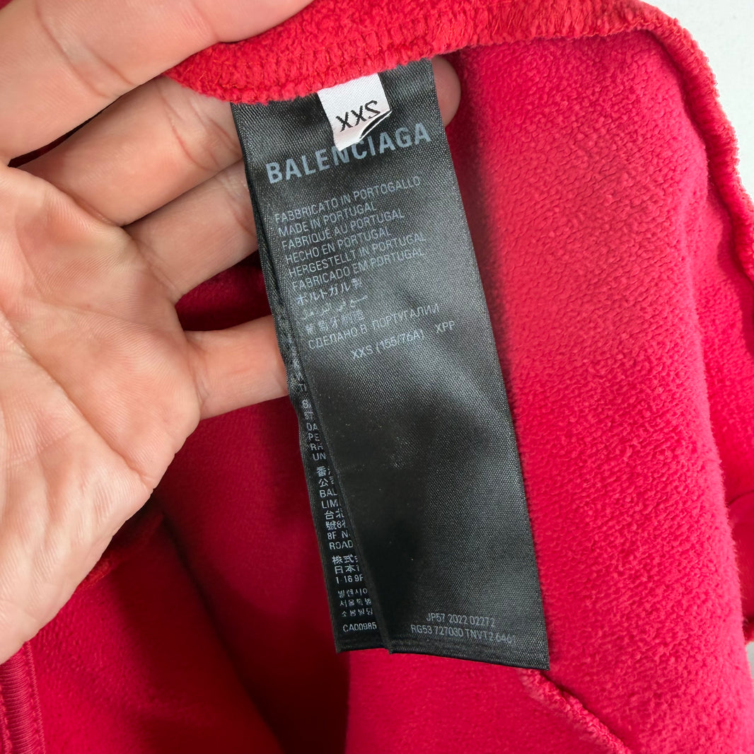 Balenciaga Limited Edition Red Rebuilt Hoodie