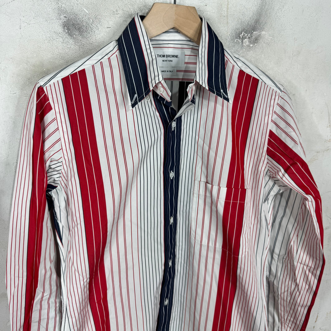 Thom Browne Multi Striped L/S Shirt
