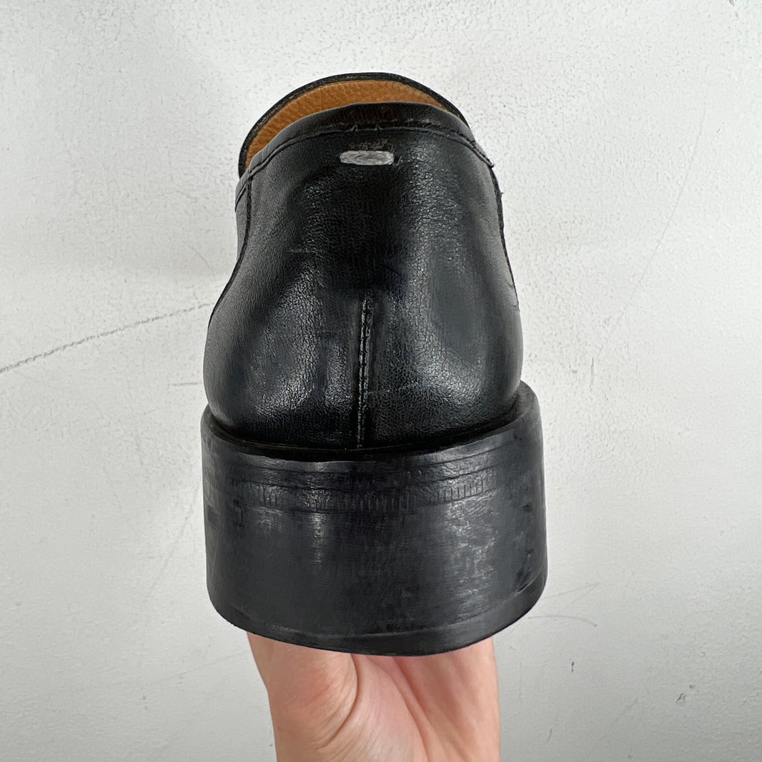 Margiela Black Chain Loafers
